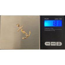 Load image into Gallery viewer, 18K Gold Pendant Anchor Seahorse 1.81 grams - Rafant