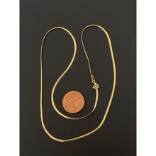 Load image into Gallery viewer, 18K Gold Necklace Chain 18 inches 1.38 grams - Rafant