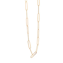 Load image into Gallery viewer, 18K Yellow Gold Bracelet Paperclip 1 gram Size 8 inches - Rafant