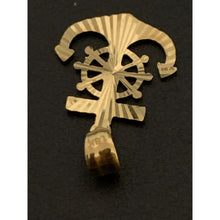 Load image into Gallery viewer, 18K Gold Pendant Anchor Wheel 1.10 grams - Rafant