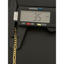 Load image into Gallery viewer, 18K Gold Bracelet Figaro 7.25 inches 1.84 grams - Rafant