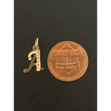 Load image into Gallery viewer, 18K Gold Pendant Charm Letter A 0.65 grams - Rafant