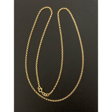 Load image into Gallery viewer, 18K Gold Necklace Chain Rolo 17.75 inches 2 grams - Rafant