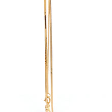 Load image into Gallery viewer, 18K Yellow Gold Necklace Flat Chain 1.27 grams 18 inches - Rafant