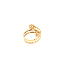 Load image into Gallery viewer, 18K Yellow Gold Ring Spiral Flower 1.50 grams Size 8 - Rafant