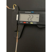 Load image into Gallery viewer, 18K Gold Necklace Chain Tricolor White Yellow Rose Gold 19.75 inches 3.49 grams - Rafant