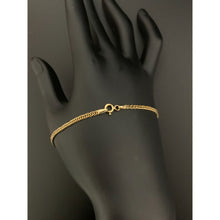 Load image into Gallery viewer, 18K Gold Chain Bracelet 7.5 inches 1.36 grams - Rafant