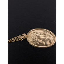 Load image into Gallery viewer, 18K Gold Gold Necklace Chain 17.75 Inches with Woman Lady Pendant 2.39 grams - Rafant