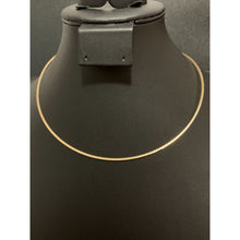 Load image into Gallery viewer, 18K Gold Necklace Chain Soft Omega 16 inches 2.44 grams 2 Tone Yellow White Gold - Rafant