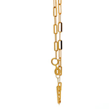 Load image into Gallery viewer, 18K Gold Bracelet Paperclip Size 7 inches - Rafant