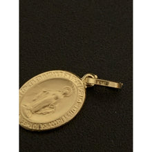 Load image into Gallery viewer, 18K Gold Pendant Mother Mary Oval 1.03 grams - Rafant