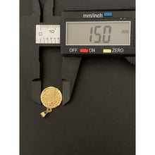 Load image into Gallery viewer, 18K Gold Pendant Saint Benedict Religious 1.32 grams - Rafant