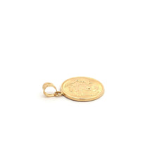 Load image into Gallery viewer, 18K Yellow Gold Pendant Round Dragon Lucky Fortune 1.42 grams - Rafant
