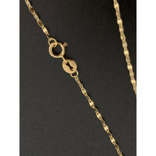 Load image into Gallery viewer, 18K Gold Necklace Chain Only 17.75 inches Lightweight Dainty Delicate 1.08 grams - Rafant