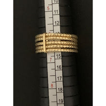 Load image into Gallery viewer, 18K Gold Ring Five Days 1.55 grams Size 6.5 - Rafant