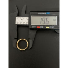 Load image into Gallery viewer, 18K Gold Ring Size 5 Beaded Bubble Ring 2.67 grams - Rafant