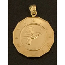 Load image into Gallery viewer, 18K Gold Pendant Angel Queen Elizabeth 2.75 grams - Rafant