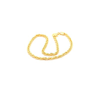 Load image into Gallery viewer, 18K Gold Bracelet Chain Rope Size 7.5 inches - Rafant