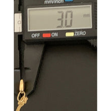 Load image into Gallery viewer, 18k Gold Necklace Curb Chain 17.75 inches with Puffed Heart Pendant - Rafant