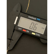 Load image into Gallery viewer, 18k Gold Necklace Cable Link Chain 15.75" with Dolphin Pendant - Rafant