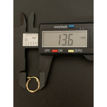 Load image into Gallery viewer, 18K Gold Earrings Hoops Loops 0.84 grams - Rafant