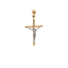 Load image into Gallery viewer, 18K Gold Pendant Cross Jesus Christ Religious 0.80 grams - Rafant
