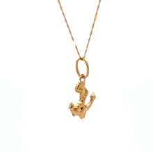 Load image into Gallery viewer, 18K Gold Necklace Chain 17.75 inches Pendant Anchor 1.20 grams - Rafant