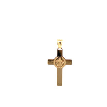 Load image into Gallery viewer, 18K Yellow Gold Pendant Cross Jesus Christ Religious 1.53 grams - Rafant