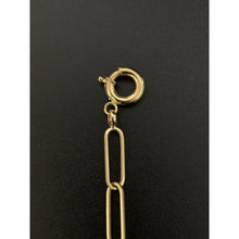 Load image into Gallery viewer, 18K Yellow Gold Bracelet Paperclips 6.5 inches - Rafant