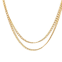 Load image into Gallery viewer, 18K Yellow Gold Necklace Chain Curb 1.73 grams  18 inches - Rafant