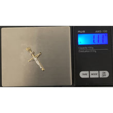 Load image into Gallery viewer, 18K Gold Pendant Cross Jesus Christ 1.11 grams - Rafant