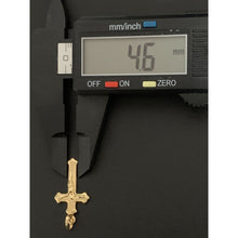 Load image into Gallery viewer, 18K Gold Pendant Cross Jesus Christ 0.88 grams - Rafant