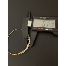 Load image into Gallery viewer, 18K Gold Bracelet Saudi Gold Beaded 2 Tone Yellow White - Rafant
