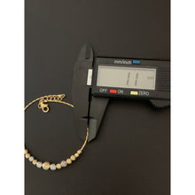 Load image into Gallery viewer, 18K Gold Bracelet Saudi Gold Beaded 2 Tone Yellow White - Rafant