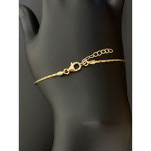 Load image into Gallery viewer, 18K Gold Bracelet Saudi Gold Beaded 2 Tone Yellow White - Rafant