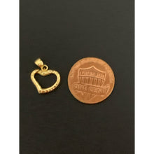Load image into Gallery viewer, 18K Gold Pendant Open Heart 0.44 grams - Rafant