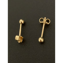 Load image into Gallery viewer, 18K Gold Earrings Stud Balls Polished Very Small 0.81 grams - Rafant