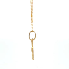 Load image into Gallery viewer, 18K Gold Necklace Chain 17.75 inches Pendant Anchor 1.20 grams - Rafant