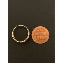 Load image into Gallery viewer, 18K Gold Ring Wave Tricolor Yellow White Rose Gold 1.70 grams Size 6 - Rafant