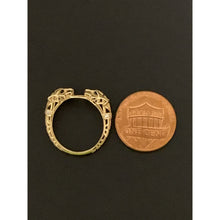 Load image into Gallery viewer, 18K Gold Ring Cubic Zirconia 1.15 grams Size 5.75 - Rafant