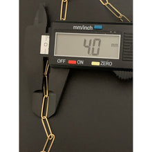 Load image into Gallery viewer, 18K Gold Necklace Paperclip 17.25 inches 2.91 grams - Rafant