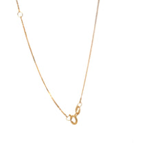 Load image into Gallery viewer, 18K Gold Necklace Chain 17.5 inches Pendant Anchor Wheel 1.29 grams - Rafant