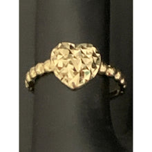Load image into Gallery viewer, 18K Yellow Gold Ring Heart Size 5 - Rafant