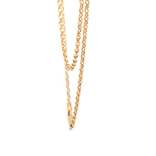 Load image into Gallery viewer, 18K Yellow Gold Necklace Chain Cable Link 2.09 grams 19.75 inches - Rafant
