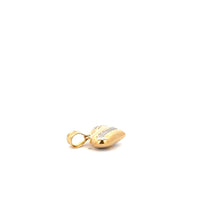 Load image into Gallery viewer, 18K Gold Pendant Heart Puffed Tricolor Small 0.90 grams - Rafant