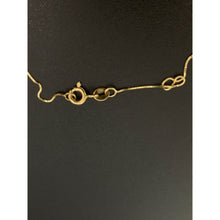 Load image into Gallery viewer, 18K Gold Necklace 16 inches with Heart Charms 1.69 grams - Rafant
