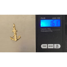 Load image into Gallery viewer, 18K Gold Pendant Anchor - Rafant