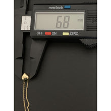 Load image into Gallery viewer, 18K Gold Necklace Chain 16.25" with Puffed Heart Pendant - Rafant