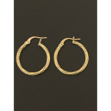 Load image into Gallery viewer, 18K Gold Earrings Hoops Loops 1.21 grams - Rafant