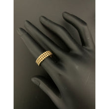 Load image into Gallery viewer, 18K Gold Ring Size 5 Beaded Bubble Ring 2.67 grams - Rafant